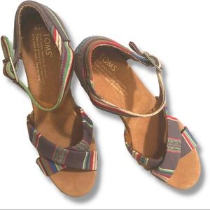 Women’s, Shoes, Tom’s, Size 7.5 W, Multi-Color